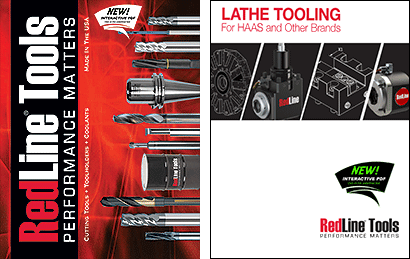 Cover image for the RedLine Tools lathe tooling catalog.