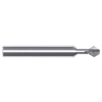 Carbide Double Angle Cutter, 3/8 (.3750) Diameter 120 Degree, 4 Teeth