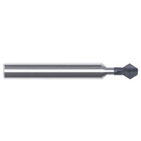Carbide Double Angle Cutter, 3/16 (.1875) Diameter 120 Degree, 4 Teeth