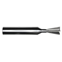 Solid Carbide Dovetail Cutter, 1/2 (.5000) Diameter 10° Angle Per Side