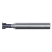 Solid Carbide Dovetail Cutter, 5/8 (.6250) Diameter 15° Angle Per Side