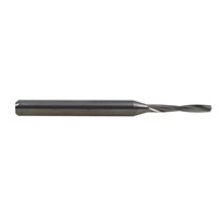 #52 (.0635) Dia, 2 Flute High Performance Micro Drill, Carbide Uncoated