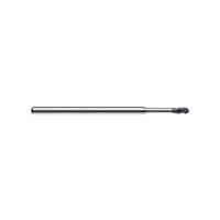 1/16 (.0625) Diameter 3 Flute Single End Ball, Carbide Endmill