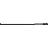 .0850 Diameter 3 Flute Single End Ball, Carbide Endmill