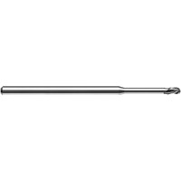1/32 (.0313) Diameter 3 Flute Single End Ball, Carbide Endmill