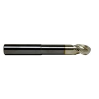 3/8 (.3750) Diameter 3 Flute Single End Ball, Carbide